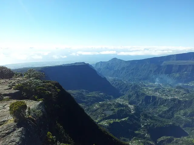 Le cirque de Salazie depuis la Roche écrite